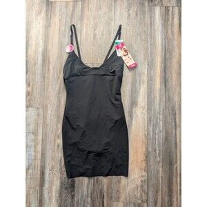 NWT Maidenform WYOB Full Slip Firm Control Flexees Shapewear Black Large M2541